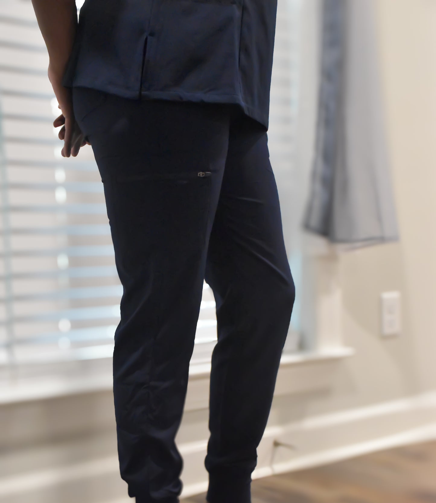 Women's 5-Pocket Medical Uniform Jogger Scrub Set