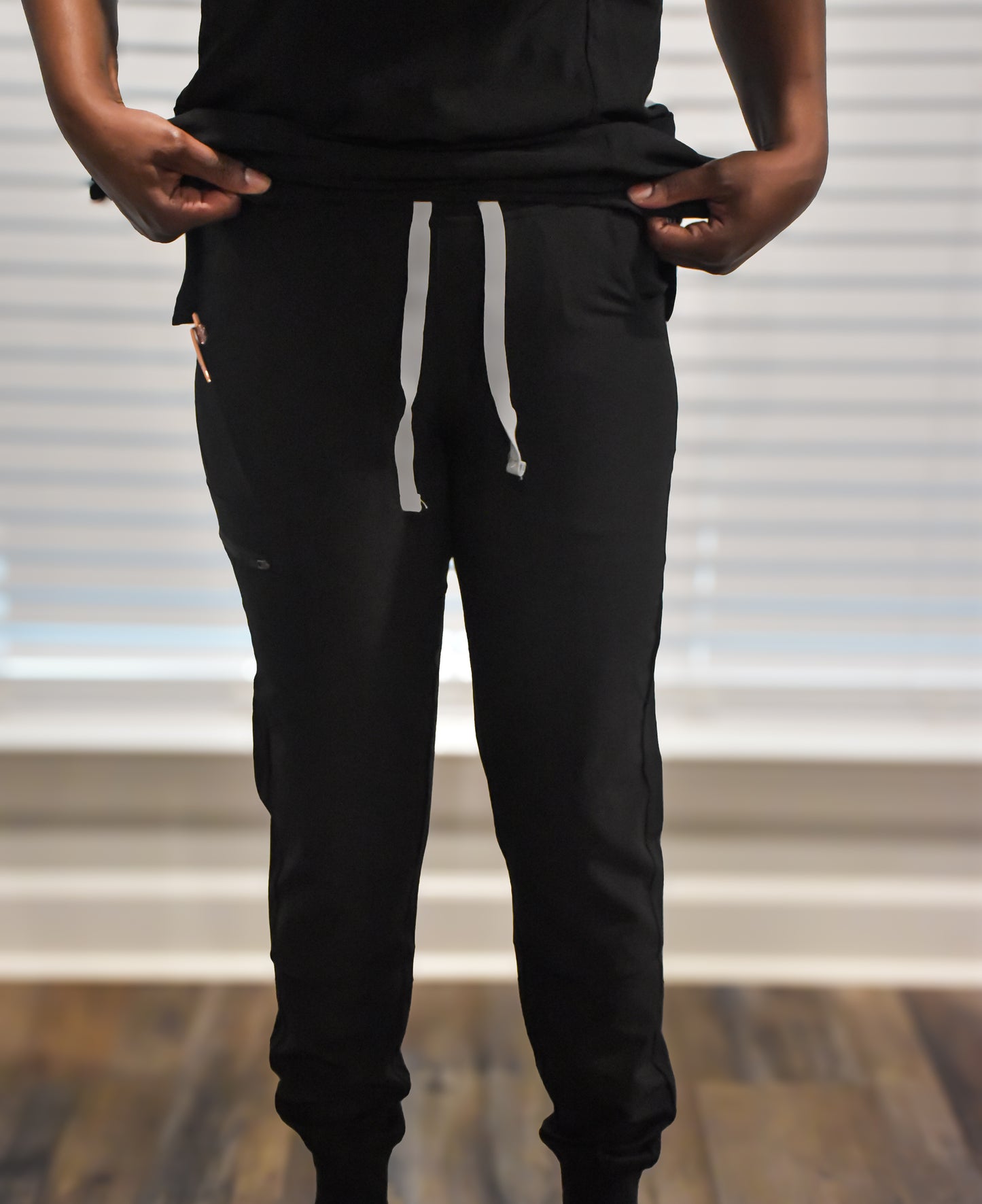 Women's 5-Pocket Medical Uniform Jogger Scrub Set