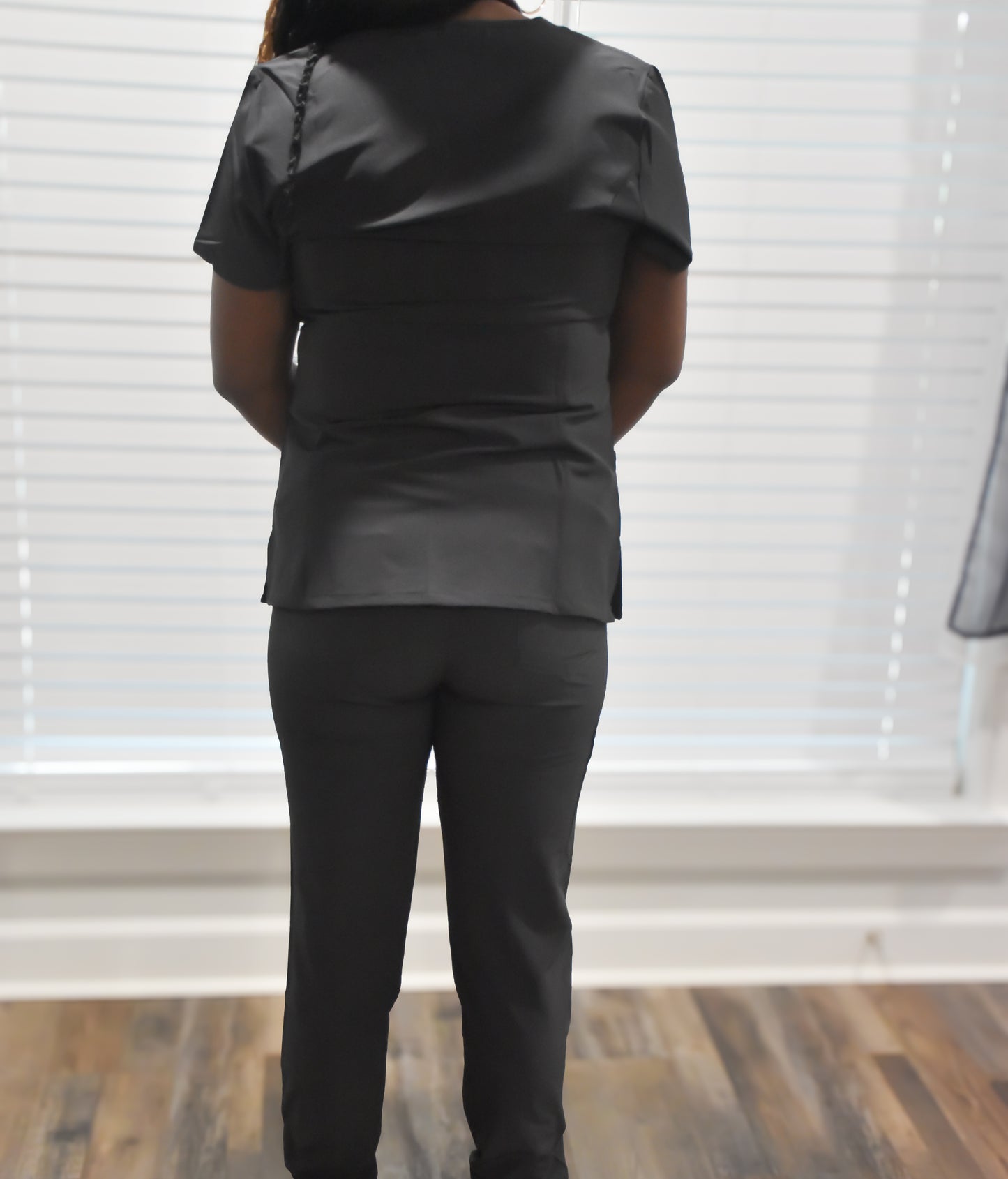 Women's 5-Pocket Medical Uniform Jogger Scrub Set