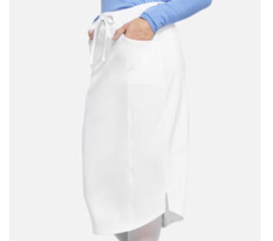 Cherokee Infinity Women's 5-Pocket Stretch Cargo Scrub Skirt With Drawstring
