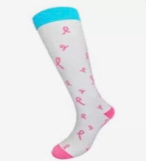 Women's Spandex/Nylon Knee High Sports Compression Socks for Nurses 15-20mmhg