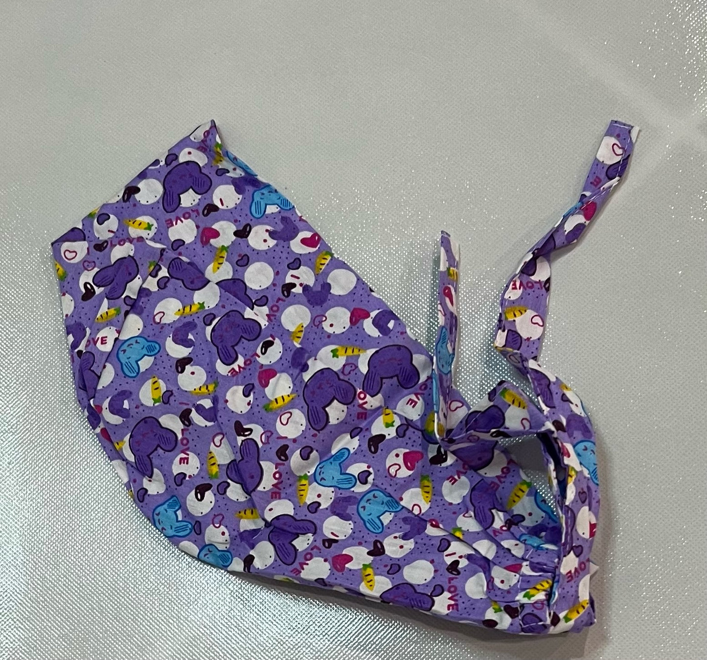 Custom Unisex Hair Hat Adjustable Scrub Caps - Cotton Print Cap With Button