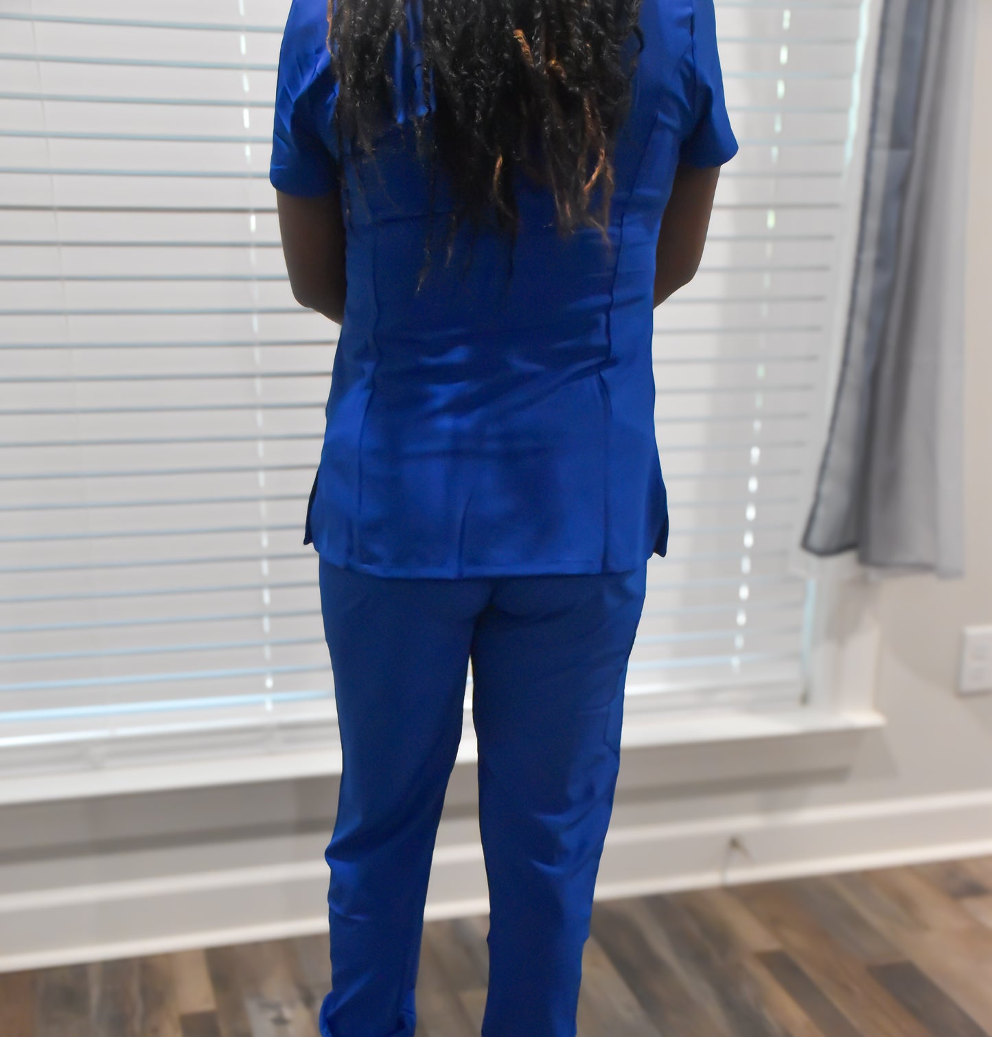 Women's 5-Pocket Medical Uniform Jogger Scrub Set