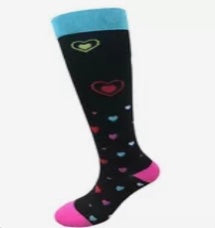 Women's Spandex/Nylon Knee High Sports Compression Socks for Nurses 15-20mmhg