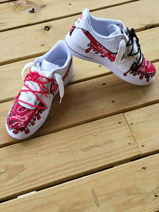 Red Drip-Drop AIR FORCE 1 (AF-1)