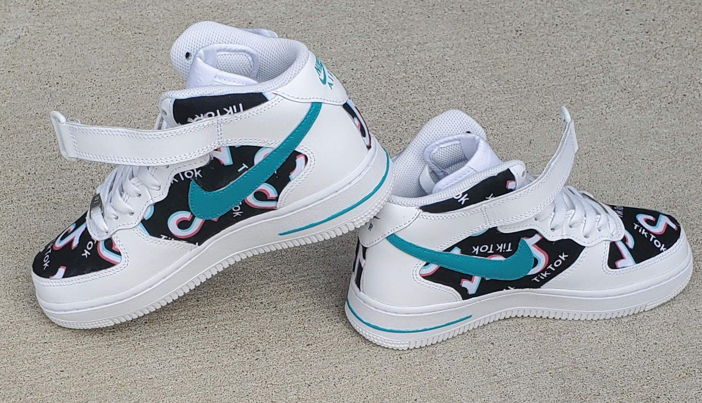 TikTok Blues AIR FORCE 1 (AF-1) High Tops